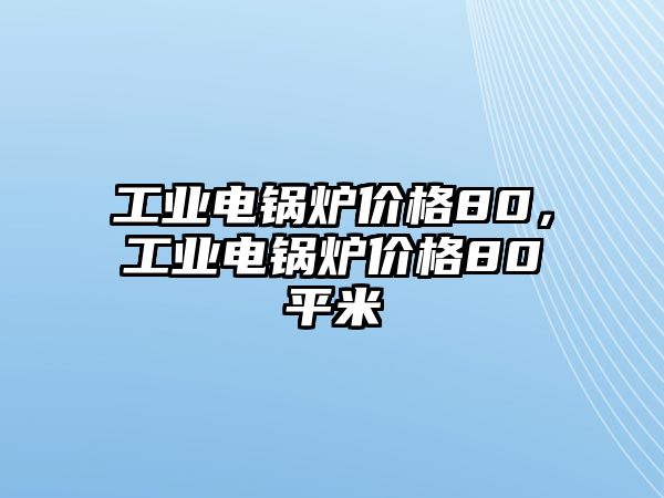 工業(yè)電鍋爐價(jià)格80，工業(yè)電鍋爐價(jià)格80平米