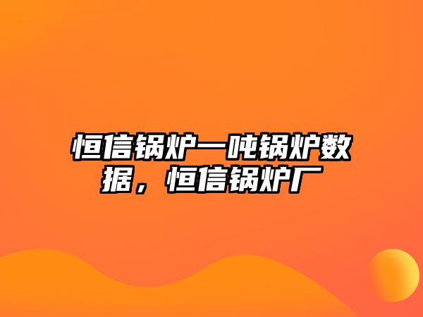 恒信鍋爐一噸鍋爐數(shù)據(jù)，恒信鍋爐廠