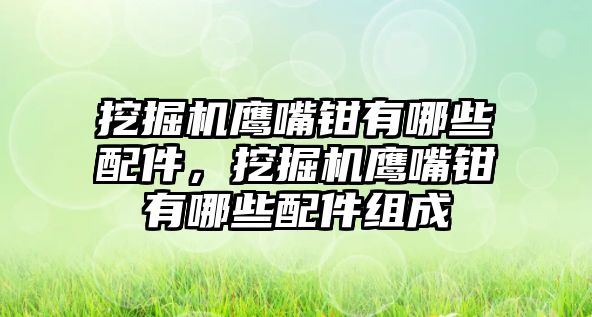 挖掘機(jī)鷹嘴鉗有哪些配件，挖掘機(jī)鷹嘴鉗有哪些配件組成