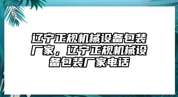 遼寧正規(guī)機(jī)械設(shè)備包裝廠家，遼寧正規(guī)機(jī)械設(shè)備包裝廠家電話