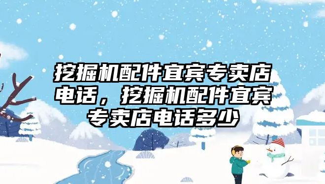 挖掘機(jī)配件宜賓專賣店電話，挖掘機(jī)配件宜賓專賣店電話多少