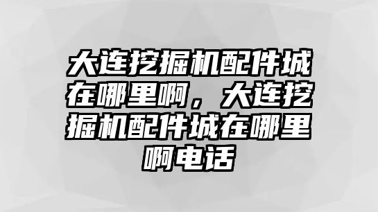 大連挖掘機(jī)配件城在哪里啊，大連挖掘機(jī)配件城在哪里啊電話