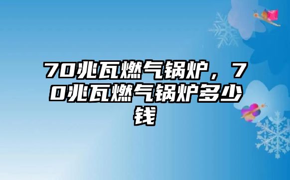 70兆瓦燃氣鍋爐，70兆瓦燃氣鍋爐多少錢