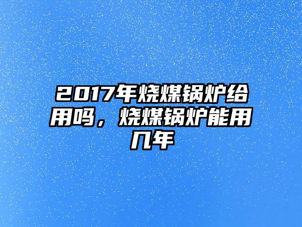 2017年燒煤鍋爐給用嗎，燒煤鍋爐能用幾年