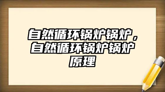 自然循環(huán)鍋爐鍋爐，自然循環(huán)鍋爐鍋爐原理