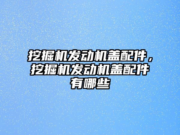 挖掘機發(fā)動機蓋配件，挖掘機發(fā)動機蓋配件有哪些