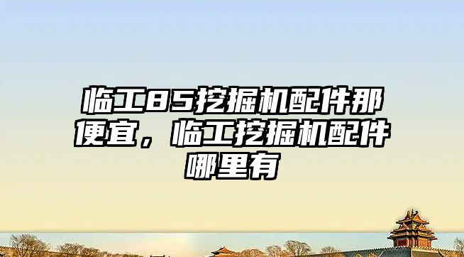 臨工85挖掘機配件那便宜，臨工挖掘機配件哪里有