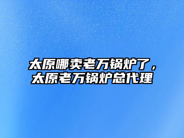 太原哪賣老萬鍋爐了，太原老萬鍋爐總代理