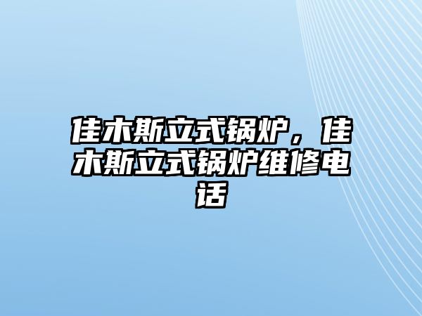 佳木斯立式鍋爐，佳木斯立式鍋爐維修電話