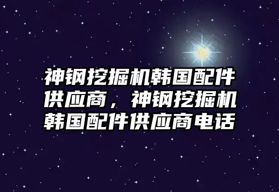 神鋼挖掘機韓國配件供應商，神鋼挖掘機韓國配件供應商電話