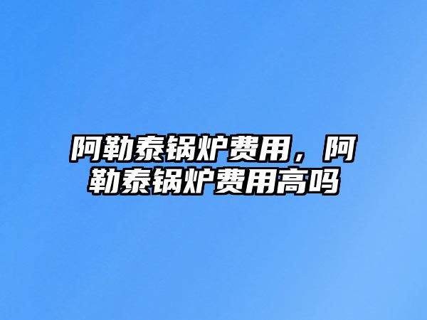 阿勒泰鍋爐費用，阿勒泰鍋爐費用高嗎