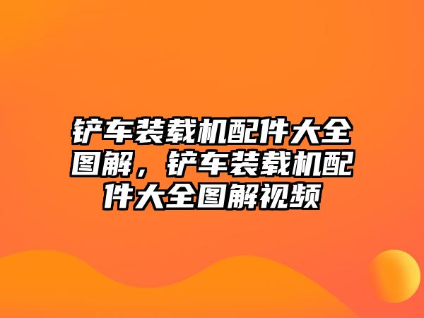 鏟車裝載機配件大全圖解，鏟車裝載機配件大全圖解視頻