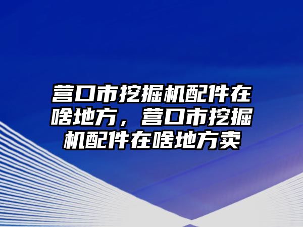 營口市挖掘機配件在啥地方，營口市挖掘機配件在啥地方賣