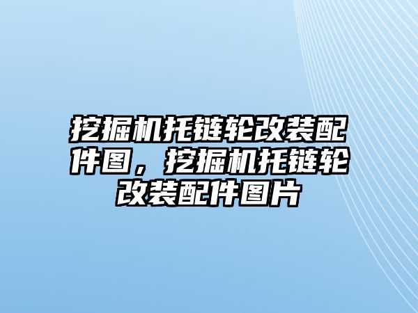 挖掘機(jī)托鏈輪改裝配件圖，挖掘機(jī)托鏈輪改裝配件圖片