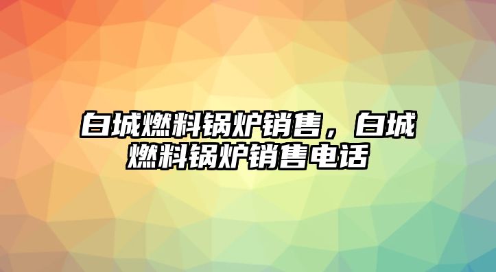 白城燃料鍋爐銷售，白城燃料鍋爐銷售電話