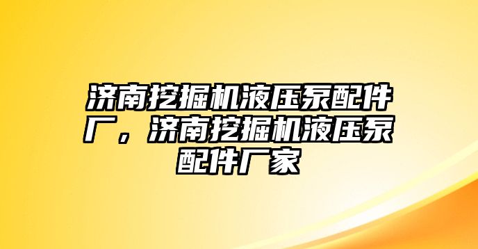 濟(jì)南挖掘機(jī)液壓泵配件廠，濟(jì)南挖掘機(jī)液壓泵配件廠家