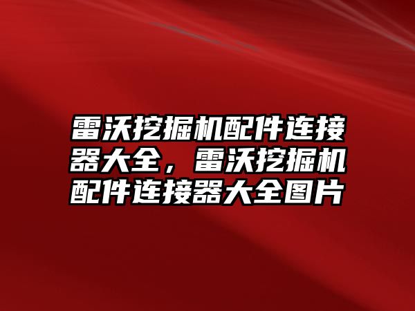 雷沃挖掘機(jī)配件連接器大全，雷沃挖掘機(jī)配件連接器大全圖片