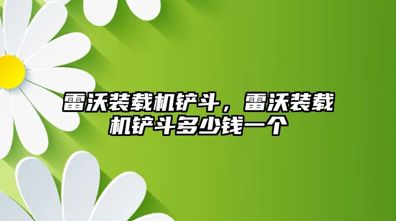 雷沃裝載機(jī)鏟斗，雷沃裝載機(jī)鏟斗多少錢(qián)一個(gè)