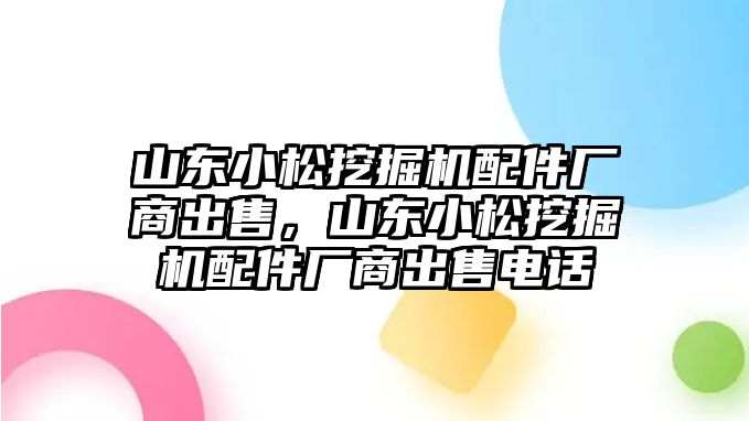 山東小松挖掘機(jī)配件廠商出售，山東小松挖掘機(jī)配件廠商出售電話