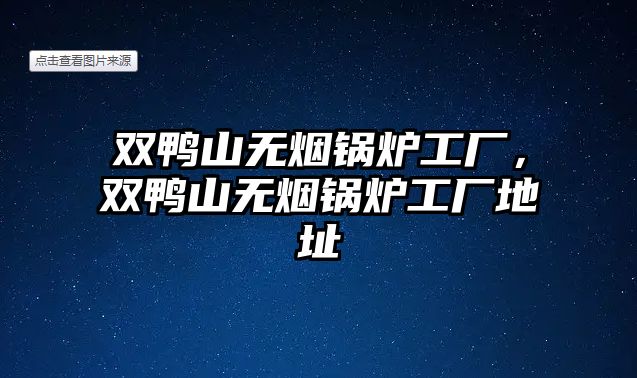 雙鴨山無煙鍋爐工廠，雙鴨山無煙鍋爐工廠地址