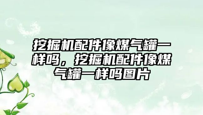 挖掘機配件像煤氣罐一樣嗎，挖掘機配件像煤氣罐一樣嗎圖片