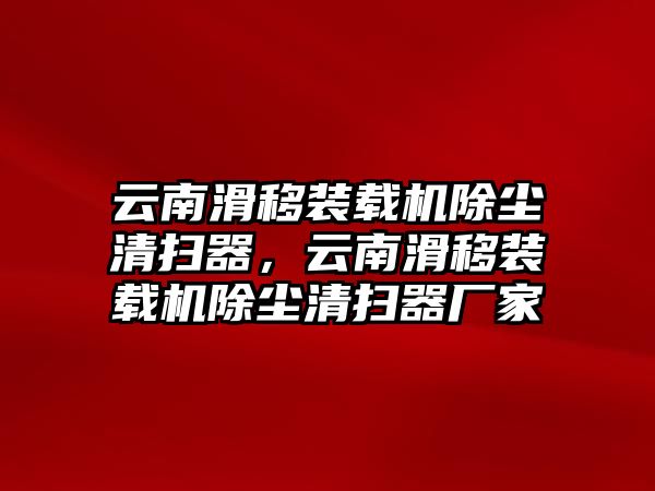 云南滑移裝載機(jī)除塵清掃器，云南滑移裝載機(jī)除塵清掃器廠家