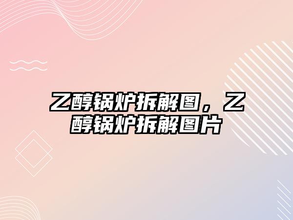 乙醇鍋爐拆解圖，乙醇鍋爐拆解圖片