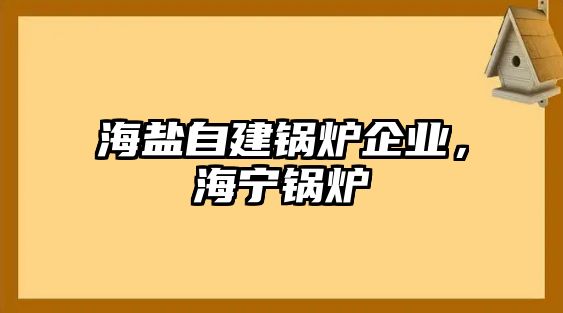 海鹽自建鍋爐企業(yè)，海寧鍋爐