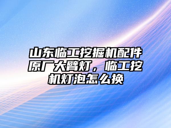 山東臨工挖掘機(jī)配件原廠大臂燈，臨工挖機(jī)燈泡怎么換