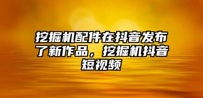 挖掘機(jī)配件在抖音發(fā)布了新作品，挖掘機(jī)抖音短視頻