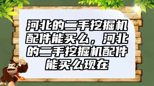 河北的二手挖掘機配件能買么，河北的二手挖掘機配件能買么現(xiàn)在