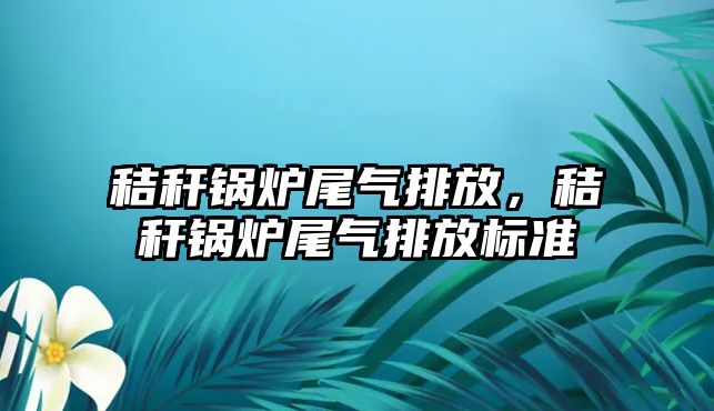 秸稈鍋爐尾氣排放，秸稈鍋爐尾氣排放標(biāo)準(zhǔn)