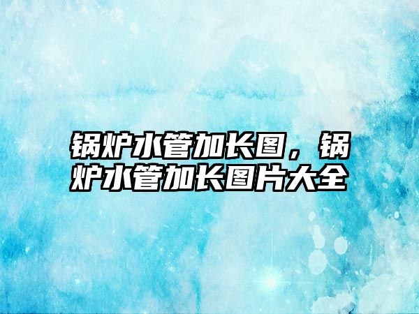 鍋爐水管加長圖，鍋爐水管加長圖片大全