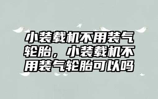 小裝載機不用裝氣輪胎，小裝載機不用裝氣輪胎可以嗎